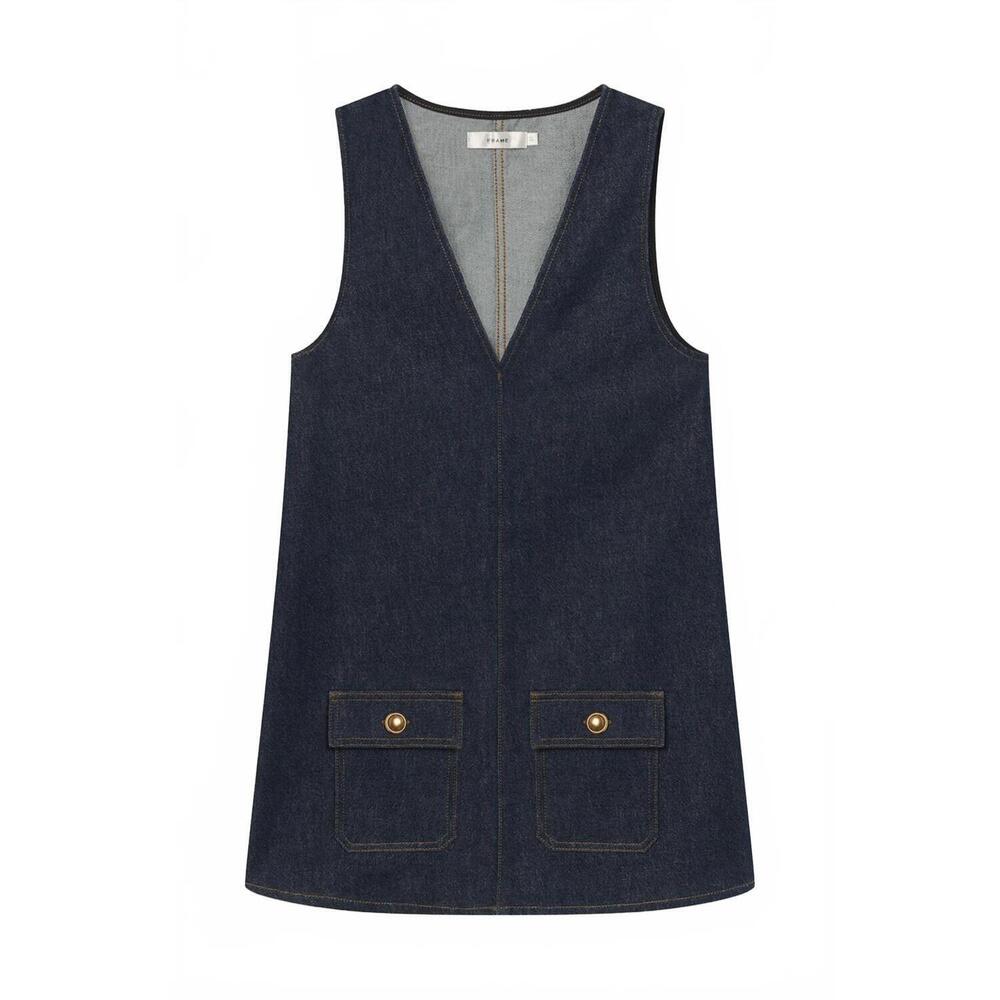 NEW FRAME pinafore mini dress in alchemy - Picture 4 of 4